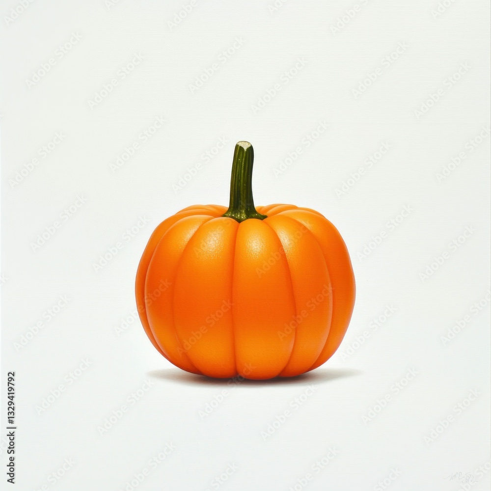 Vibrant Orange Pumpkin