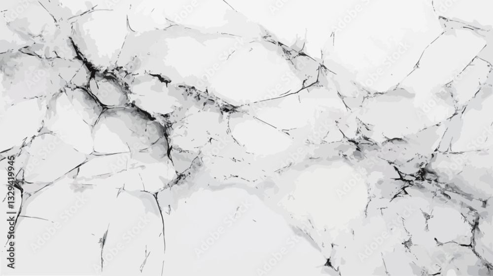 High-resolution close-up image of a black and white textured surface. The texture resembles marble or stone with prominent black veining and cracking throughout a predominantly white background. High-resolution close-up image of a black and white textured surface. The texture resembles marble or stone with prominent black veining and cracking throughout a predominantly white background.