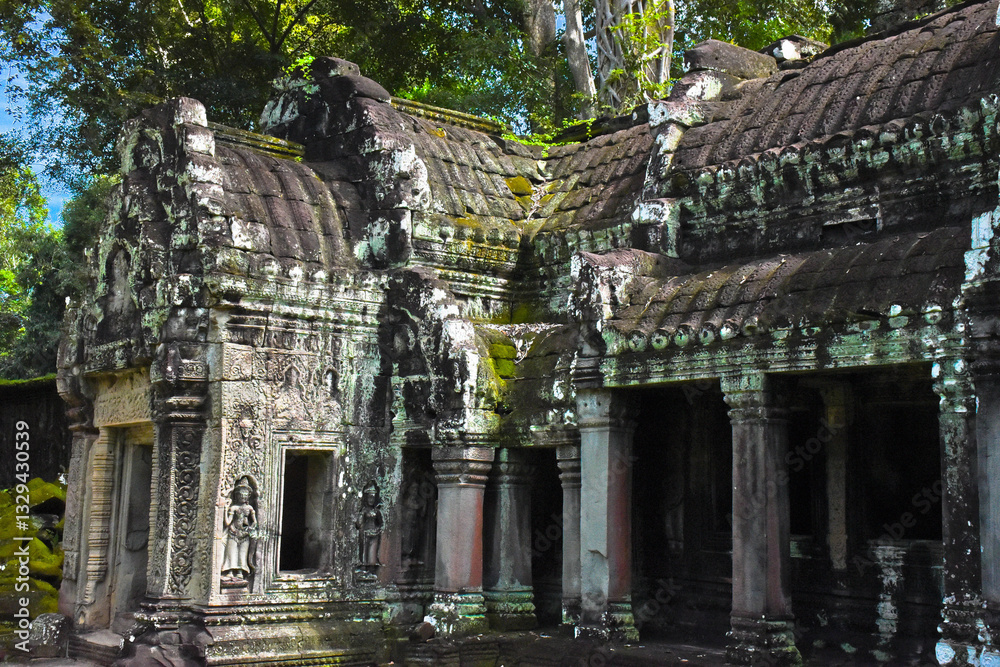 Fototapeta premium The Tombraider temple (Ta prohm) in Cambodia