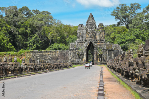 Entrance to the ancient temple sin Cambodia