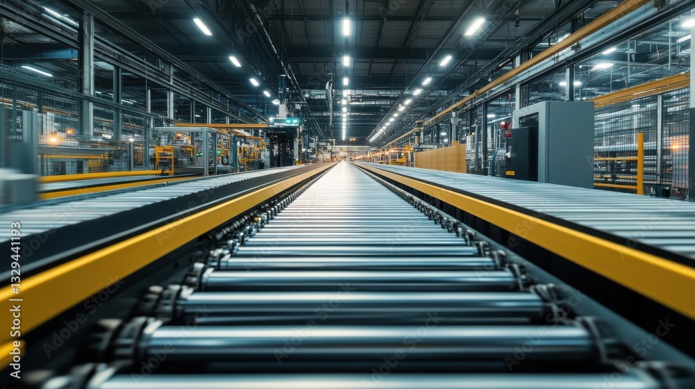 Dynamic manufacturing process with high-speed conveyors Dynamic manufacturing process with high-speed conveyors