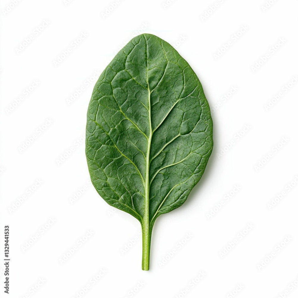 Obraz premium Fresh Spinach Leaf Detail