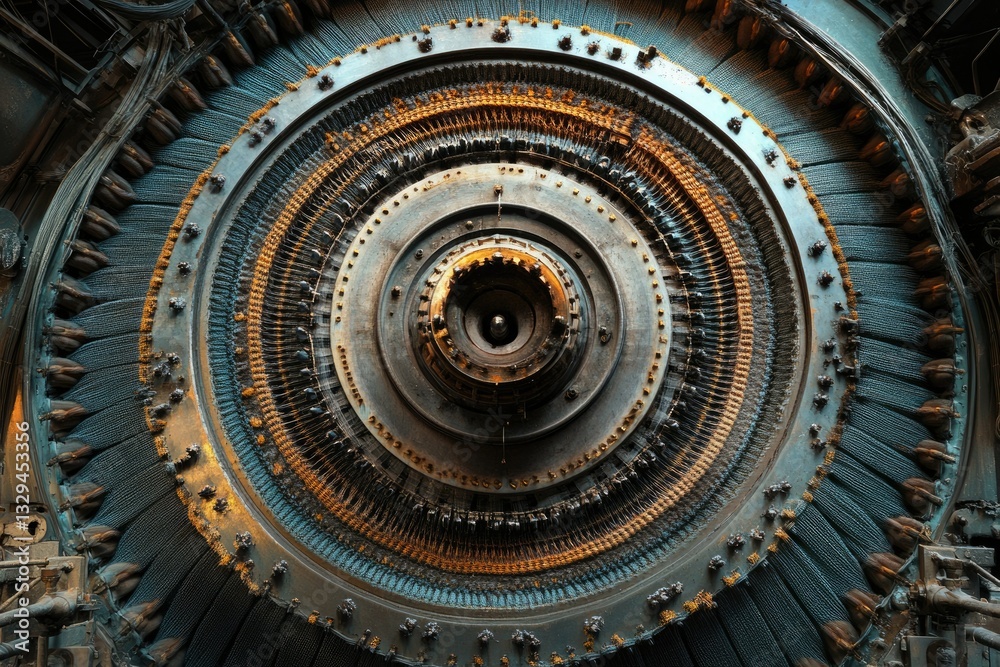 Obraz premium Advanced Circular Knit Machine: Revolutionizing Industrial Production in Steel Construction