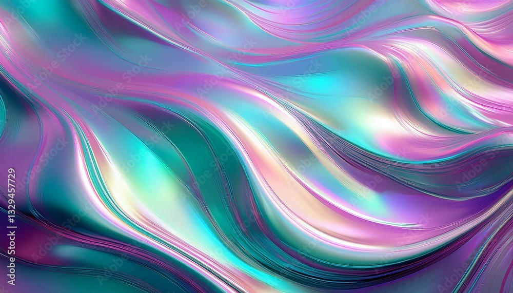 Iridescent gradient with shifting hues of teal, pink, and purple, resembling the smooth, lustrous surface of a pearl, creating a soft, elegant effect.
Iridescent gradient with shifting hues of teal, pink, and purple, resembling the smooth, lustrous surface of a pearl, creating a soft, elegant effect.