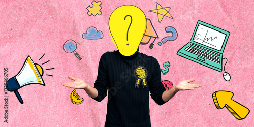Confused Entrepreneur Facing Multiple Business Challenges