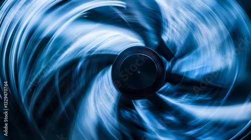 Wallpaper Mural Blurred motion of a high-speed spinning fan blade Torontodigital.ca