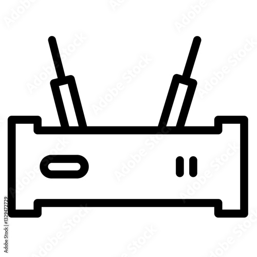 Router Modem Wifi Line Icon