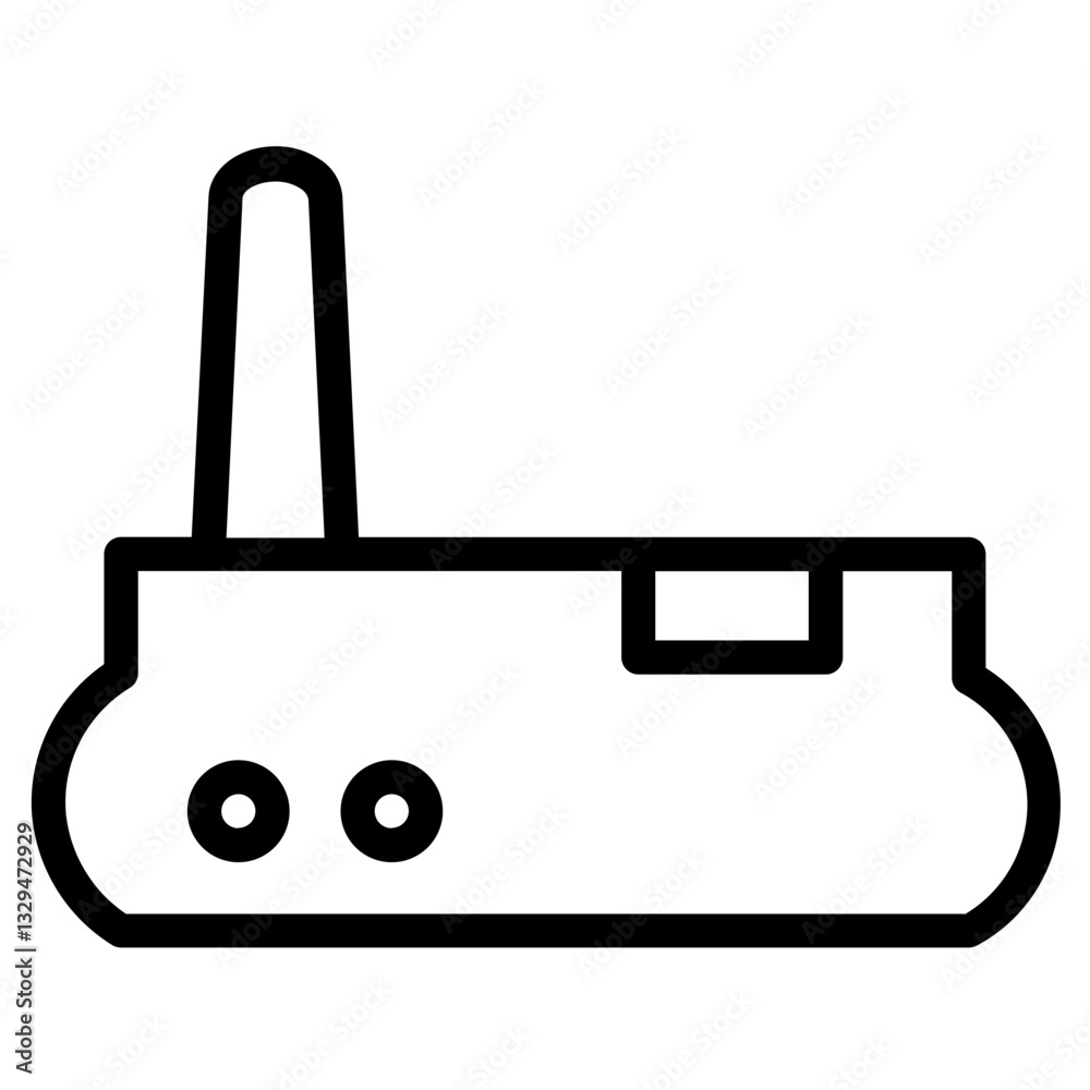Router Modem Wifi 0 Line Icon Router Modem Wifi 0 Line Icon