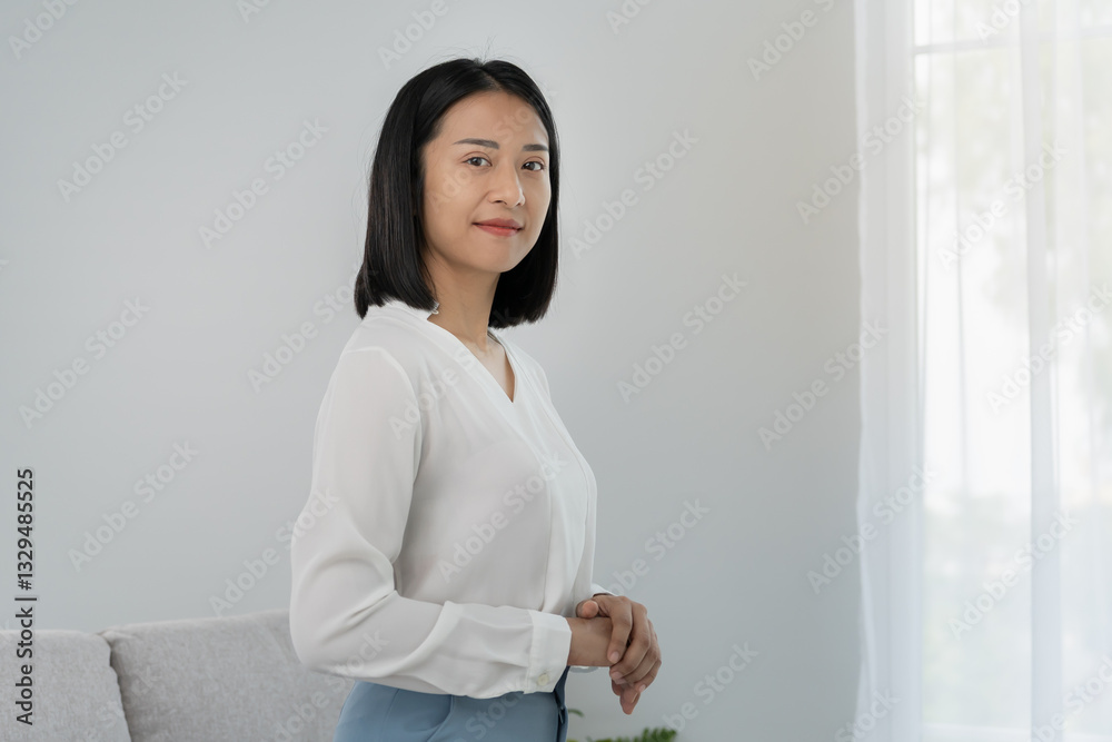 portrait working woman, smiling Asia girl in work, freelance, out site, research, copy space, happy cheerful cute business, positive energy, Business plan, female executive portrait working woman, smiling Asia girl in work, freelance, out site, research, copy space, happy cheerful cute business, positive energy, Business plan, female executive