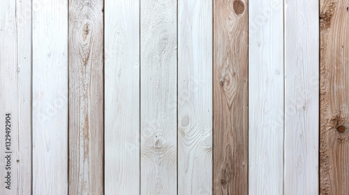 Natural wood panels arranged in alternating tones and textures on a wall
