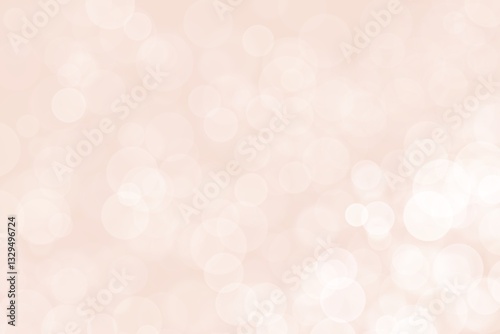 Peachy pastel pink bokeh circles background illustration, minimalist elegant soft feminine wallpaper design