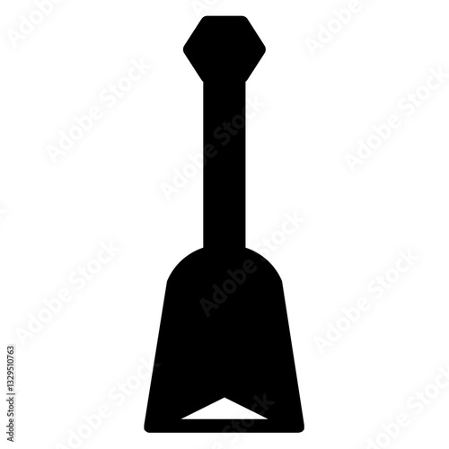 Oar Paddle Sea Glyph Icon