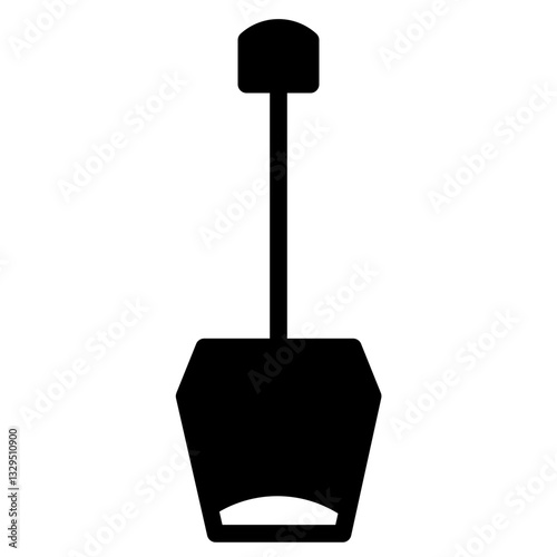 Oar Paddle Sea Glyph Icon