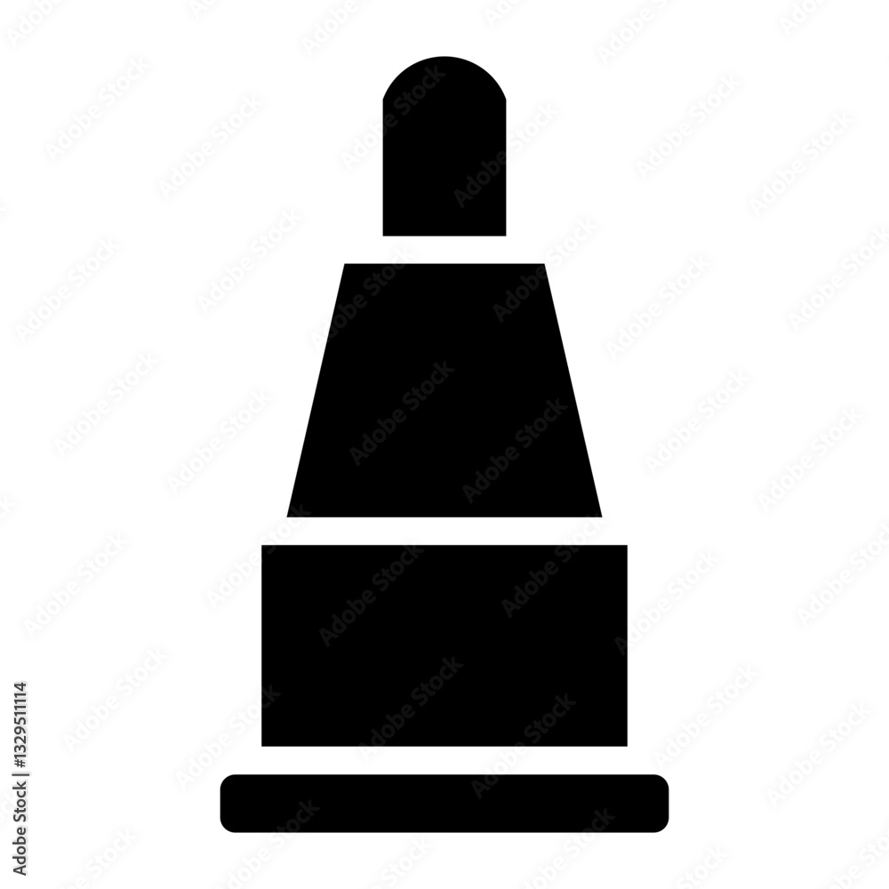 Sea Ship Trong Glyph Icon Sea Ship Trong Glyph Icon
