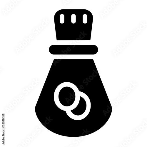 Money Bag Cash Glyph Icon