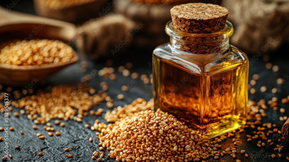 Sesame oil and seeds (4) Sesame oil and seeds (4)