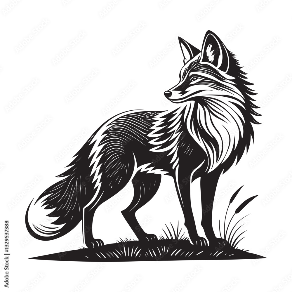 Obraz premium Fox Vector