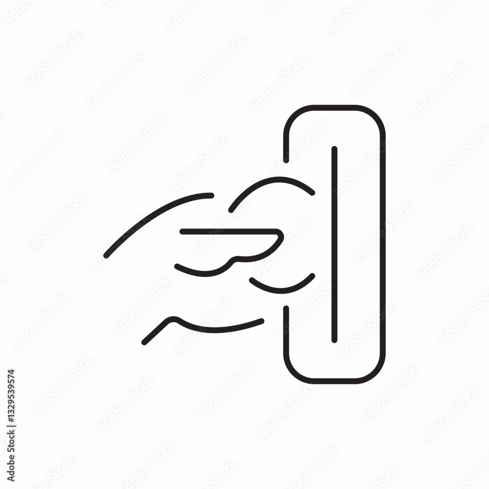 Hand payment transfer money icon vector sign Hand payment transfer money icon vector sign