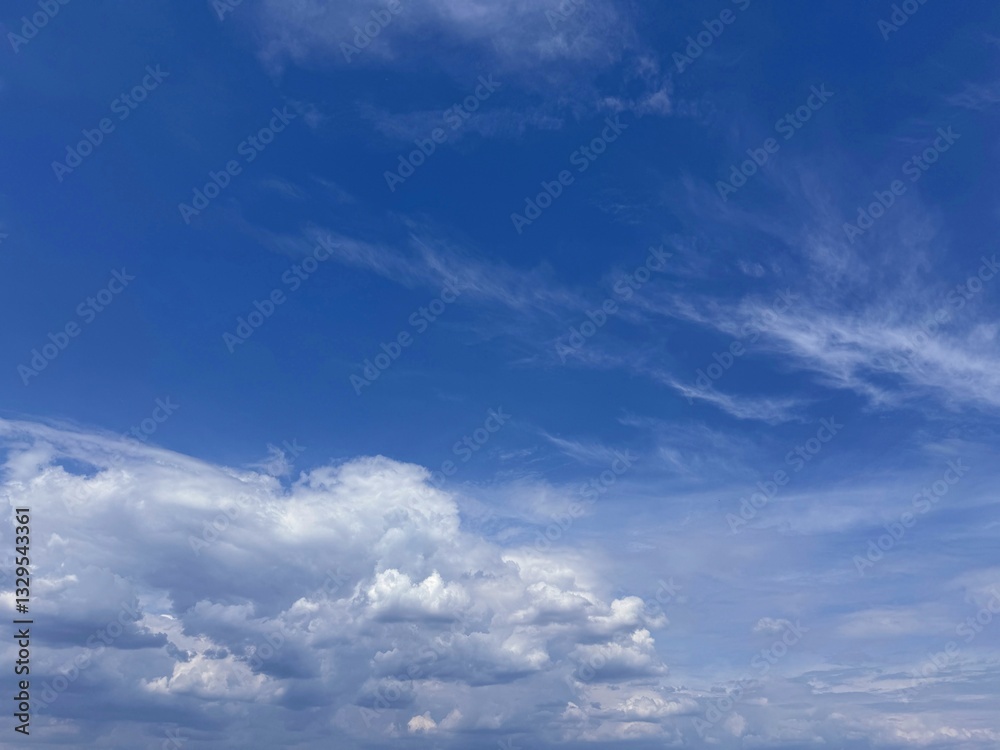 Obraz premium Sky clouds blue heaven cloudscape 