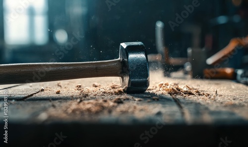 Sledgehammer on Workbench photo