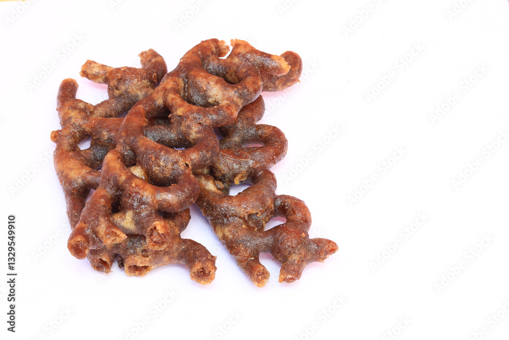 3 pieces of palm jaggery candy isolated in the white background, a south indian sweet 3 pieces of palm jaggery candy isolated in the white background, a south indian sweet