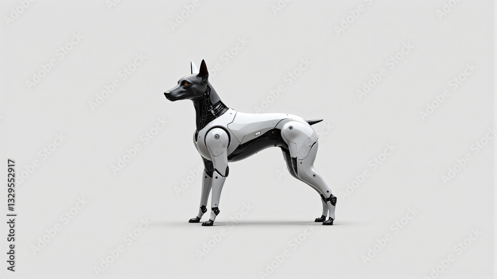 Futuristic Robotic Dog Concept Design Futuristic Robotic Dog Concept Design