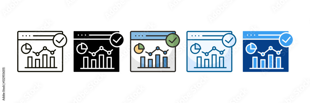 Actionable Insights Icon Set Multiple Style Collection Actionable Insights Icon Set Multiple Style Collection