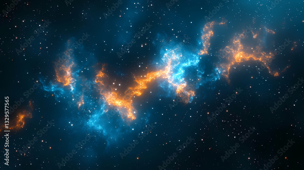 abstract blue nebula abstract blue nebula