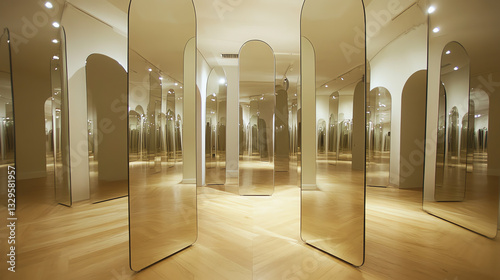Room full of mirrors