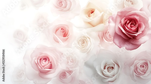 Romantic floral arrangement garden close-up photography soft lighting elegant composition