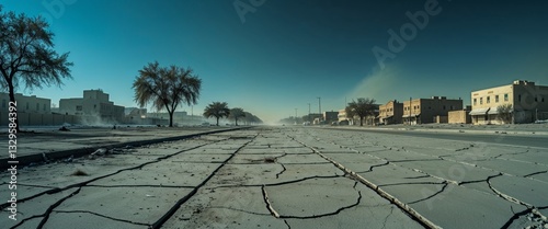 Urban Landscape Under Extreme Heat Conditions