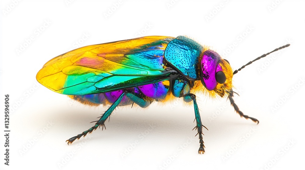 Vibrant Jewel Scarab Beetle: A Close-Up Study of Nature's Masterpiece Vibrant Jewel Scarab Beetle: A Close-Up Study of Nature's Masterpiece
