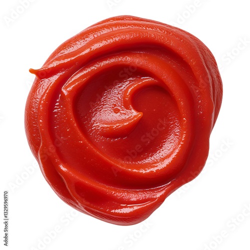 red wax seal with rose isolated on transparent background Generative Ai