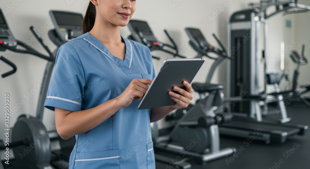 Fototapeta premium senior woman exercising