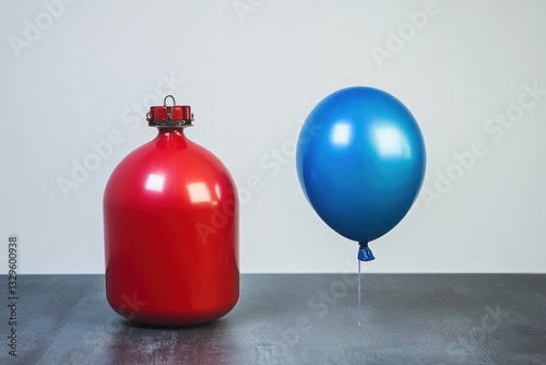 Helium Tank for Balloon Inflation - Perfect for Birthday Parties and Christmas Celebrations photo