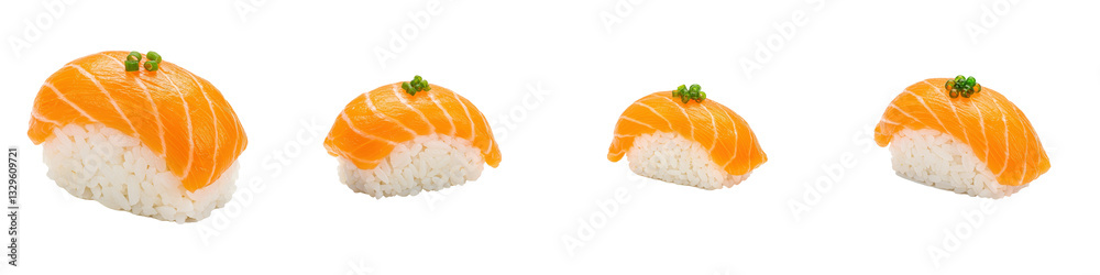 Single Serving of Seafood Sushi, Cut Out Set Single Serving of Seafood Sushi, Cut Out Set