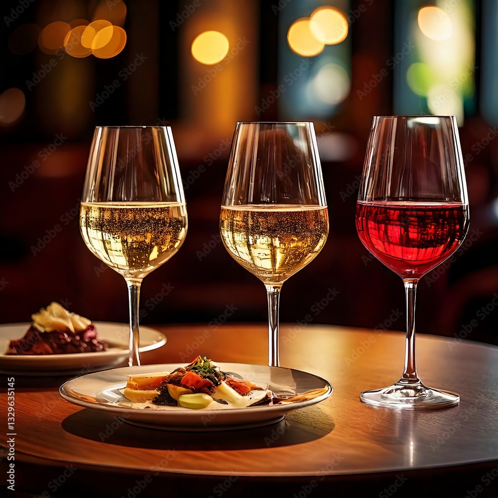 Naklejka premium Wine Generative AI