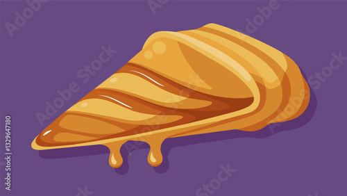 The smooth and velvety texture of the dulce de leche oozed out of the crepes with each forkful leaving me in a state of pure dessert euphoria.. Vector illustration