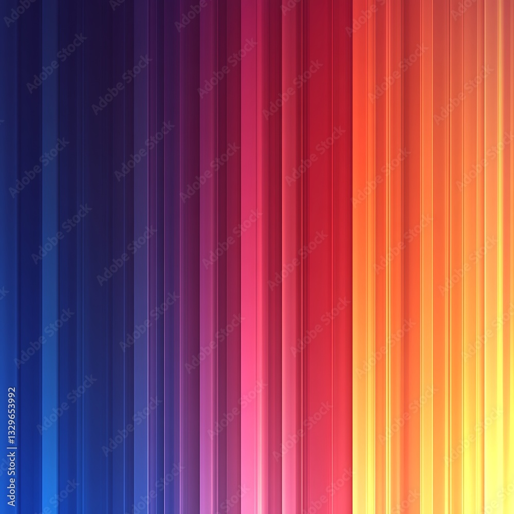 Gradient Color Vertical Lines Background in Blue, Purple, Red, Orange, Yellow Colorful Abstract Pattern Gradient Color Vertical Lines Background in Blue, Purple, Red, Orange, Yellow Colorful Abstract Pattern