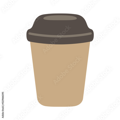 A paper cup for coffee to go