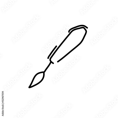 drawing tools line icons
