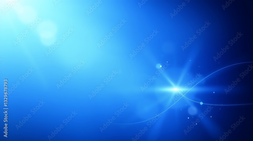 Fototapeta premium light blue gradient background / blue radial gradient effect wallpape
