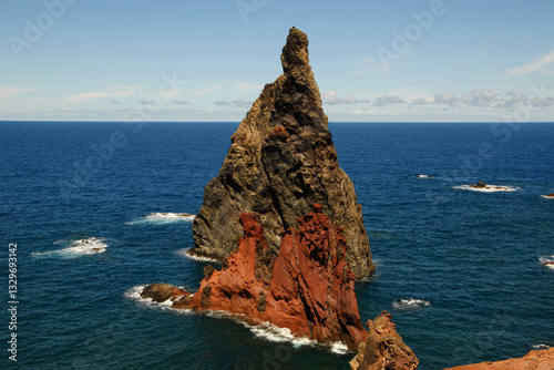 rocks and cliffs of Ponta de São Lourenço, Madeira, Portugal