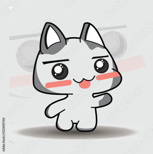 cute cat vector illustration