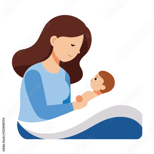 Sweet Mother's Day: A Loving Bedtime Tuck-In Baby Love Care Cute Home 