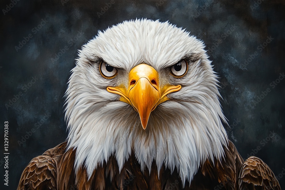Obraz premium portrait headshot photo of eagle