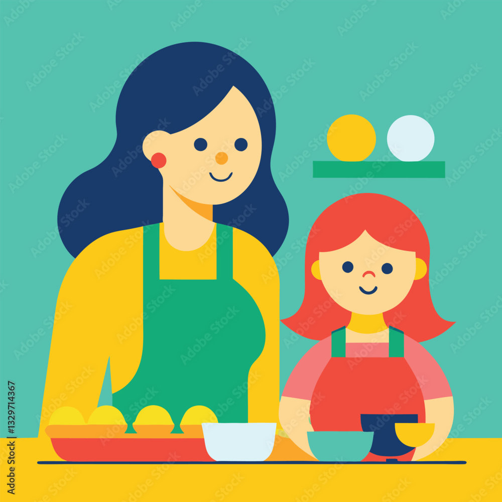 Mother's Day Baking: A Sweet Mother-Daughter Bond Fun Love Food Cake Mother's Day Baking: A Sweet Mother-Daughter Bond Fun Love Food Cake