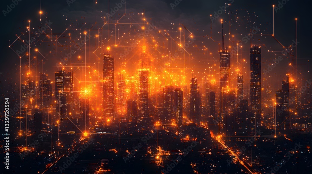 Digital carbon footprint monitoring software analyzing corporate emissions trends with AI insights