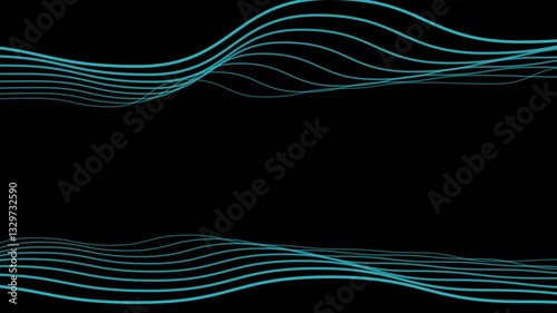 wave line loop animation