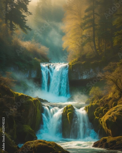 Whatcom Falls is encircled by tranquil and stunning scenery.